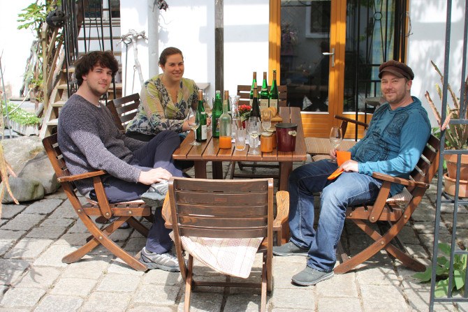 Tasting In Mantlerhofs Garden